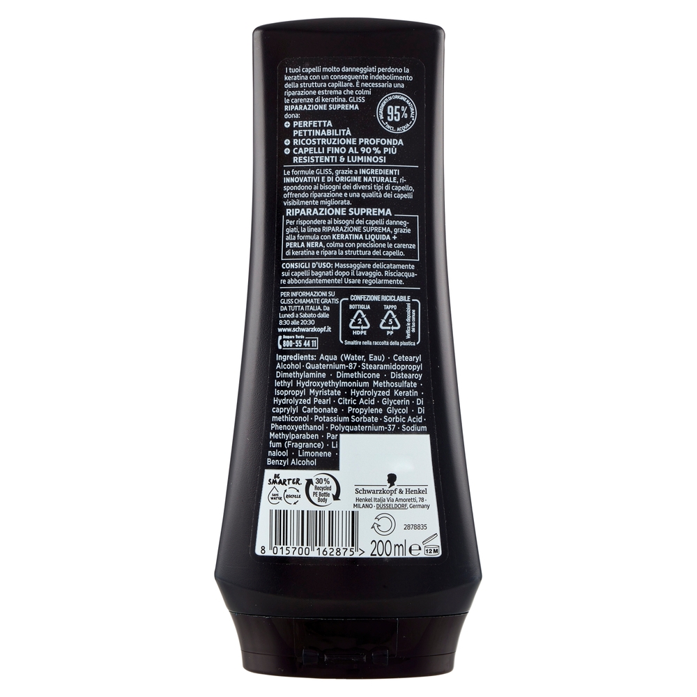 Gliss Hair Repair Riparazione Suprema Balsamo Riparatore 200 ml